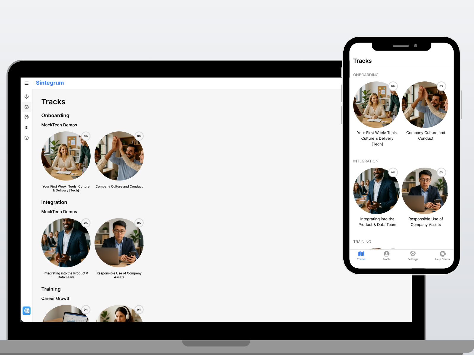 Analytics dashboard view